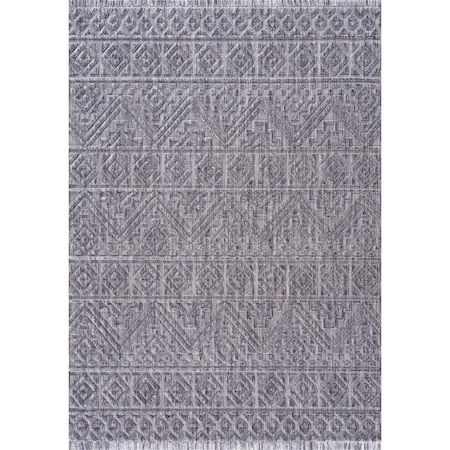Rlm Distribution Chelsea Kane Rectangle Area Rug - Smoke - 5 ft. 3 in. x 7 ft. 2 in. HO3092375